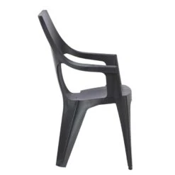 Keter - Stapelstoel Dante Hoge Rug - Donkergrijs - 89x57x57 Cm 9 Keter - Stapelstoel Dante Hoge Rug - Donkergrijs - 89x57x57 Cm -Meubelpromotie 50100437 8000