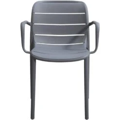 Stapelstoel Nice - Kunststof/antraciet 8 Stapelstoel Nice - Kunststof/antraciet -Meubelpromotie 50101149 0100