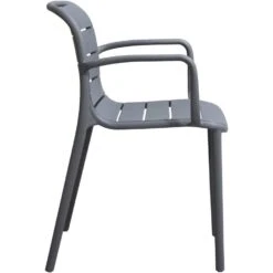 Stapelstoel Nice - Kunststof/antraciet 9 Stapelstoel Nice - Kunststof/antraciet -Meubelpromotie 50101149 0800