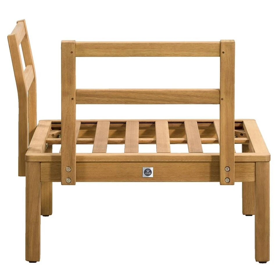 Hoekfauteuil Orleàns - Eucalyptushout - 78x78x65 Cm 5 Hoekfauteuil Orleàns - Eucalyptushout - 78x78x65 Cm - Afbeelding 3