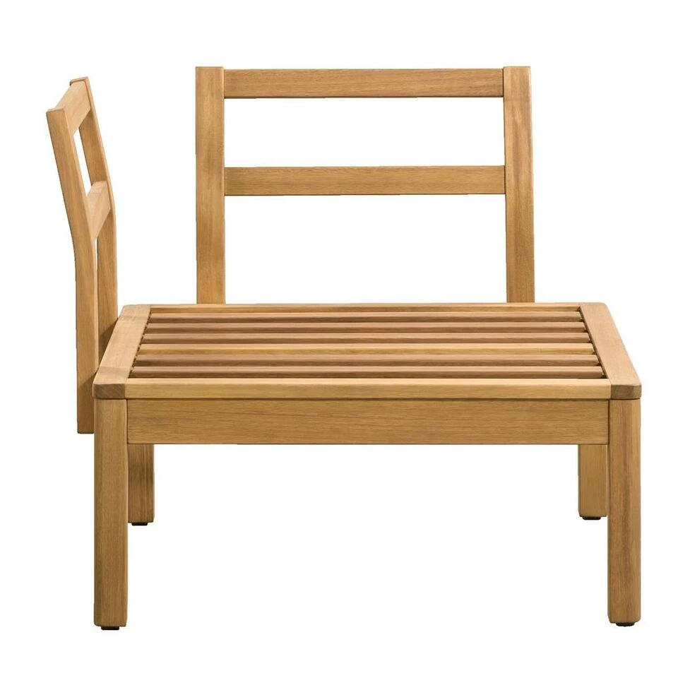 Hoekfauteuil Orleàns - Eucalyptushout - 78x78x65 Cm 6 Hoekfauteuil Orleàns - Eucalyptushout - 78x78x65 Cm - Afbeelding 4