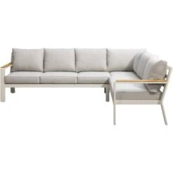 Loungebank Biarritz - Zand/naturel - 80x210x79,5 Cm