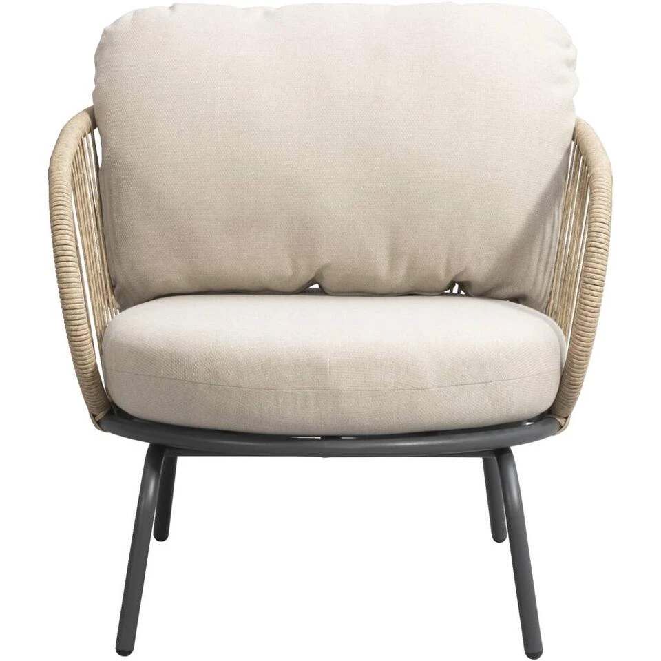 Loungefauteuil Fermo - Antraciet 3 Loungefauteuil Fermo - Antraciet - Afbeelding 2