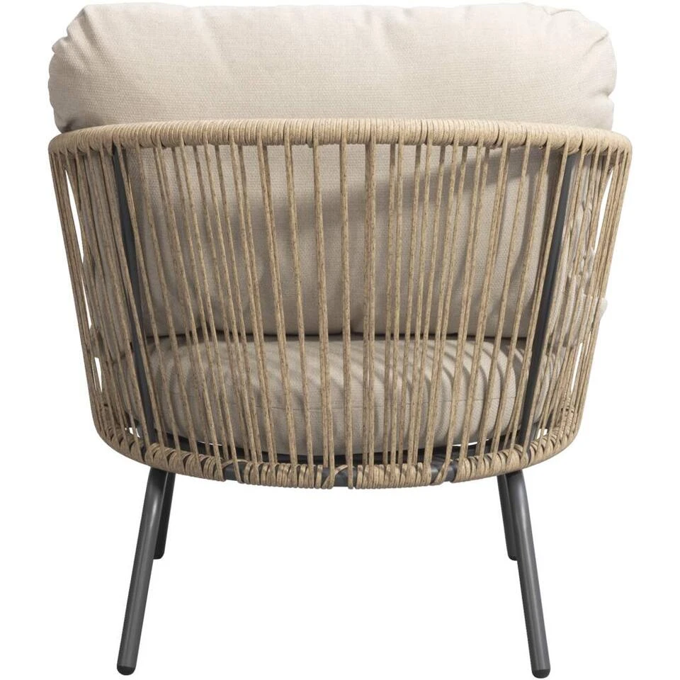 Loungefauteuil Fermo - Antraciet 4 Loungefauteuil Fermo - Antraciet - Afbeelding 3