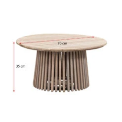 Bijzettafel Saône - Acacia/greywash - 35xØ70 Cm 11 Bijzettafel Saône - Acacia/greywash - 35xØ70 Cm -Meubelpromotie 50153058 9096