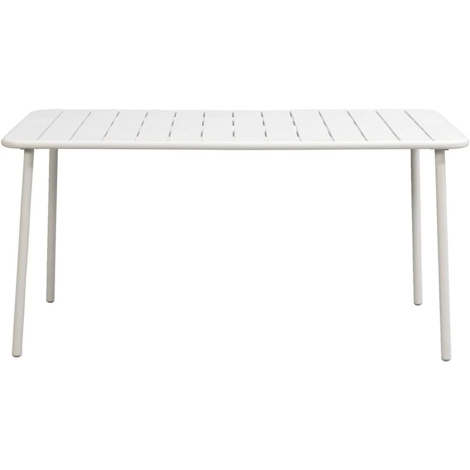 Tuintafel Vence - Metaal Zand - 75x150x90 Cm 4 Tuintafel Vence - Metaal Zand - 75x150x90 Cm - Afbeelding 2
