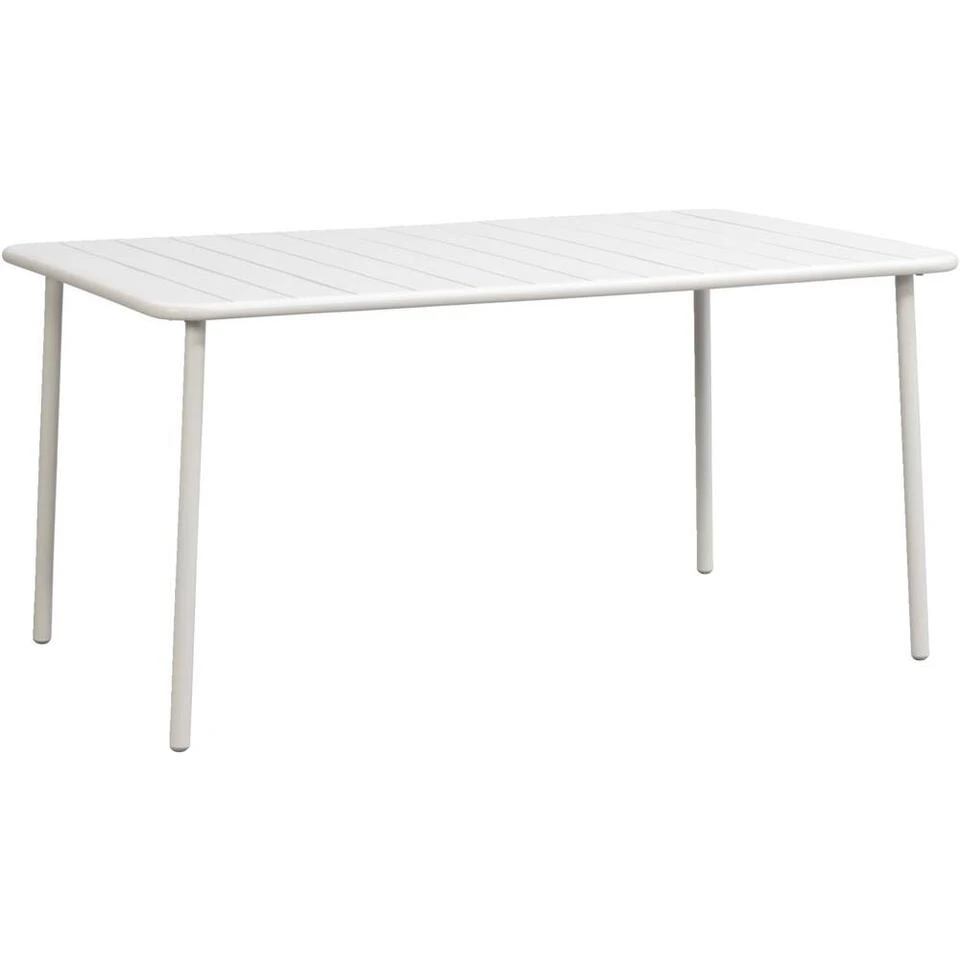 Tuintafel Vence - Metaal Zand - 75x150x90 Cm 3 Tuintafel Vence - Metaal Zand - 75x150x90 Cm