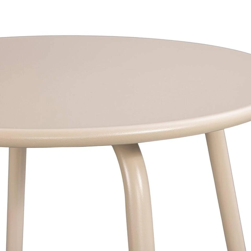 Bijzettafel Montreal - Zand/metaal - 45xØ45 Cm 4 Bijzettafel Montreal - Zand/metaal - 45xØ45 Cm - Afbeelding 2