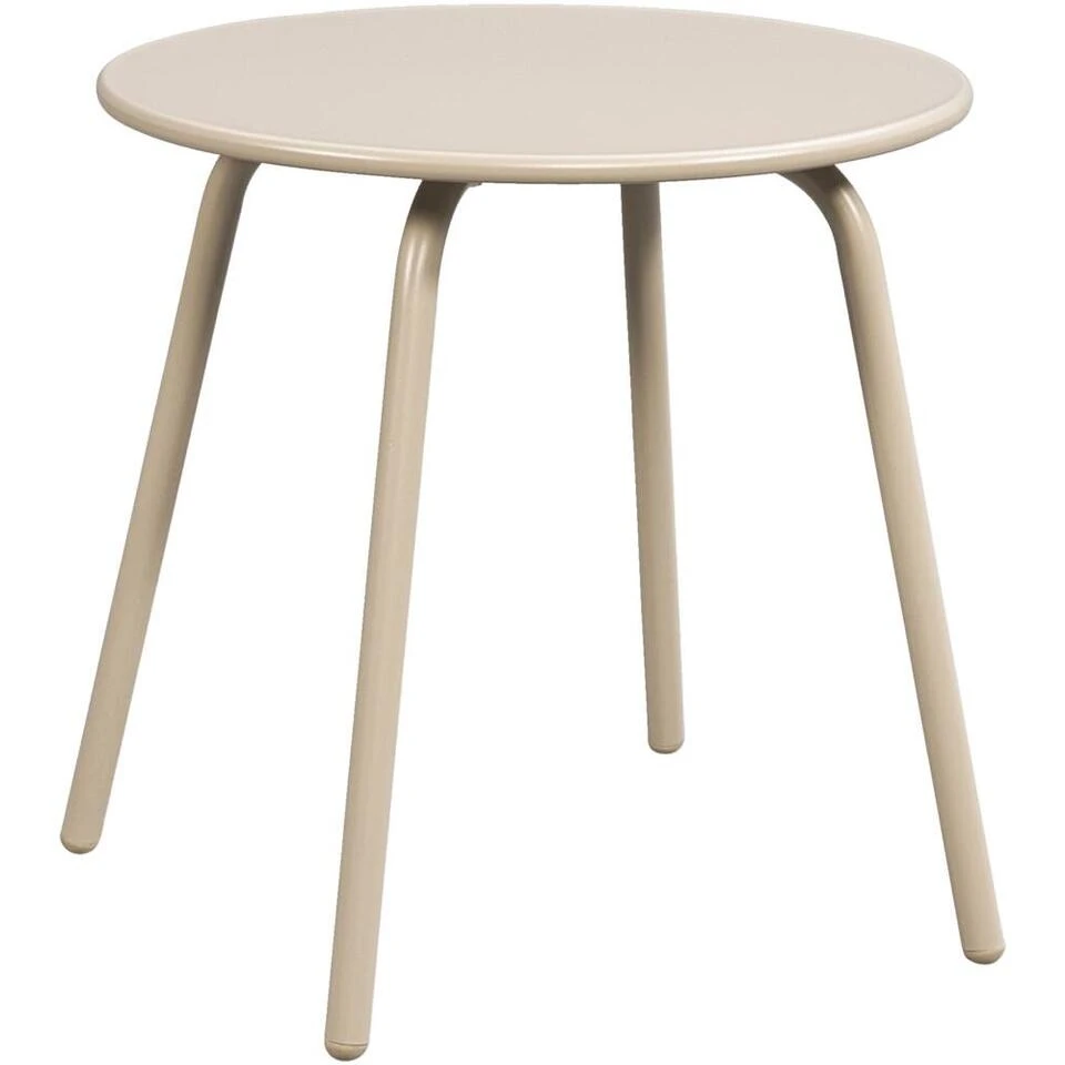 Bijzettafel Montreal - Zand/metaal - 45xØ45 Cm 3 Bijzettafel Montreal - Zand/metaal - 45xØ45 Cm