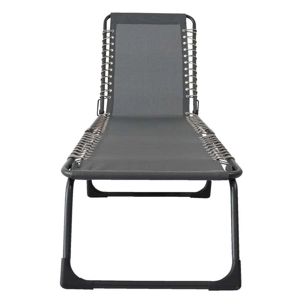 Ligbed Frejus - Donkergrijs - 30/73x53x196 Cm 4 Ligbed Frejus - Donkergrijs - 30/73x53x196 Cm - Afbeelding 2