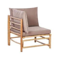 CERRETO - Hoekmodule Tuin - Taupe - Bamboe -Meubelpromotie 50392d22977d47a3860e451198d15179