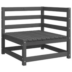 VidaXL - Tuinhoekbank - Grijs - Grenenhout - Met Antracietkleurige Kussens -Meubelpromotie 51e1e2fabf2c4dcb81f45cf31942143c
