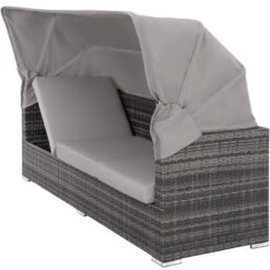 Tectake Wicker Loungeset San Marino Met Aluminium Frame, Grijs -Meubelpromotie 51e48ea6b19d4d2cb8d09a86841d4a5f