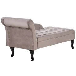 PESSAC - Chaise Longue - Taupe - Linkerzijde - Fluweel 21 PESSAC - Chaise Longue - Taupe - Linkerzijde - Fluweel -Meubelpromotie 51eebee0cf0a4776bd6e4a93c4362313