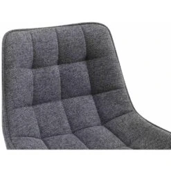 CLP Set Van 2 Barkruk Dartford Mat Zwart Frame - Stof - Donkergrijs -Meubelpromotie 51f3b852e9144754969636d3dbb5a359