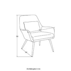 Merkloos Home Luxe Fauteuil ORION 19 Merkloos Home Luxe Fauteuil ORION -Meubelpromotie 51f961ed49de4a30b1aec00ca8563203