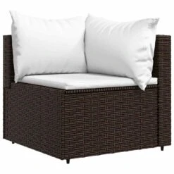 VidaXL - Tuinhoekbank - Bruin - Poly Rattan - Met Kussens 13 VidaXL - Tuinhoekbank - Bruin - Poly Rattan - Met Kussens -Meubelpromotie 5288542ac6a34728a4ad4ceebaa18c04