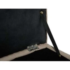 MICHIGAN - Ottomaan - Bruin - Fluweel -Meubelpromotie 52fe8477df1f4342acaba98aff62ec59