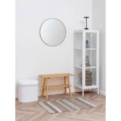 Hioshop Medford Poef Teddy- Wit Wit -Meubelpromotie 5367a574748c436f99de3d07872704f9