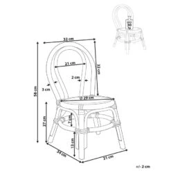 KALIVIA - Kinderstoel - Roze - Rotan 14 KALIVIA - Kinderstoel - Roze - Rotan -Meubelpromotie 54865db1d6a34dcdb508406791692b93 1