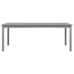 VidaXL - Tuintafel - Grijs - Massief Acaciahout - 200 X 100 X 75 Cm 11 VidaXL - Tuintafel - Grijs - Massief Acaciahout - 200 X 100 X 75 Cm -Meubelpromotie 552030814c314a1aaac04ecd757ce1eb
