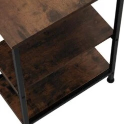 Tectake Bureau Stoke 137x55x75cm, Industrieel Hout Donker, Rustiek -Meubelpromotie 55cf020a6e114142a0ecb00656097533