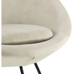 Sohome Fauteuil Kang - Velvet - Zand -Meubelpromotie 57e10c66b18e4be0be3332935928b301