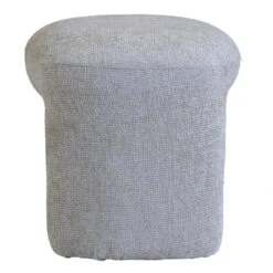 Poef Stof/Textiel Taupe - 47x42x42cm - Raven 10 Poef Stof/Textiel Taupe - 47x42x42cm - Raven -Meubelpromotie 59f1feb829044740b21db6718c875a41