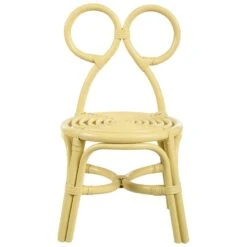 MIRTIA - Kinderstoel - Geel - Rotan -Meubelpromotie 5f36787515ad48a69d27447abe8282ef