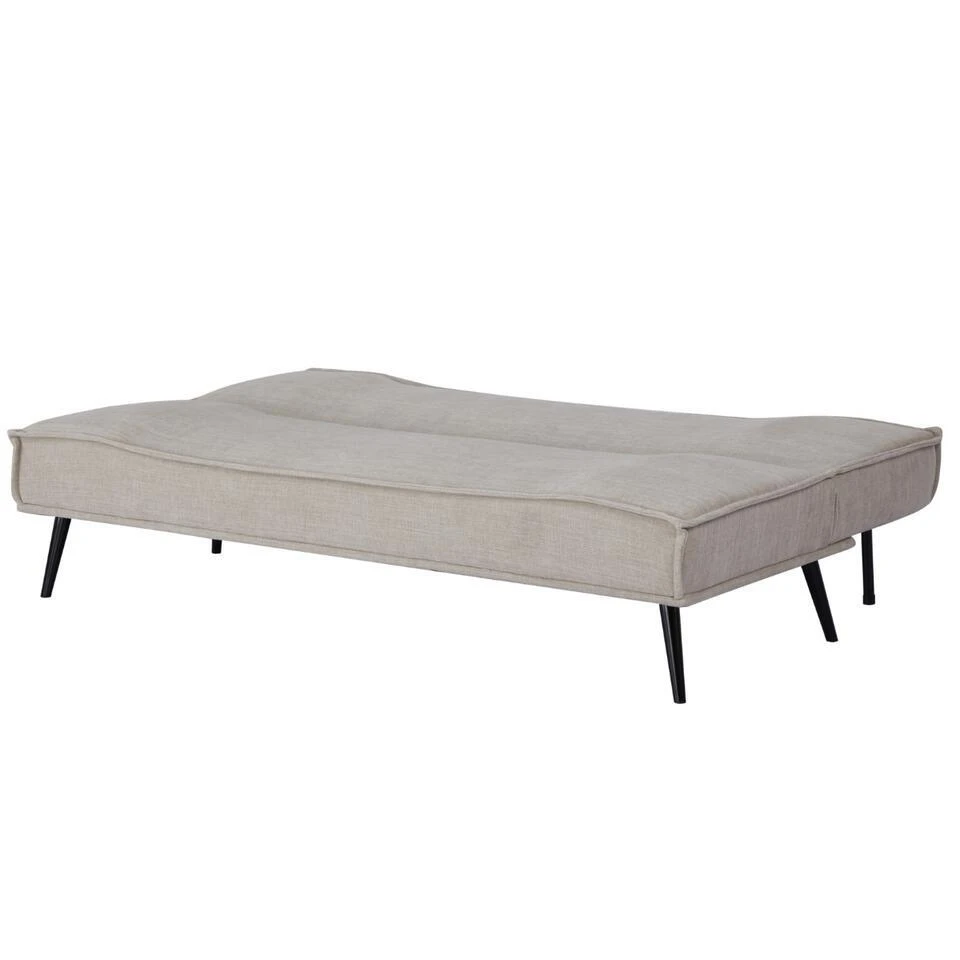 Slaapbank 3-Zits - Beige Stof - Zithoogte 43cm - 181x83x81cm - Mali 6 Slaapbank 3-Zits - Beige Stof - Zithoogte 43cm - 181x83x81cm - Mali - Afbeelding 4
