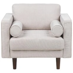 NURMO - Fauteuil - Beige - Polyester 18 NURMO - Fauteuil - Beige - Polyester -Meubelpromotie 5f893b8e1d1f4e2cbd28c6ffd05122a2