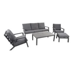 Les - Loungebank Down Town - Grijs -Meubelpromotie 603b3a27d4924196a78d55db2b94bc1e