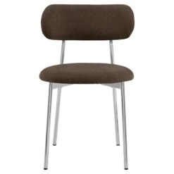 Eetkamerstoel - Bruin - Stof - Zithoogte 48cm - Morka - Set Van 2 10 Eetkamerstoel - Bruin - Stof - Zithoogte 48cm - Morka - Set Van 2 -Meubelpromotie 6062850236594dc1a05c3545a10ee3f1