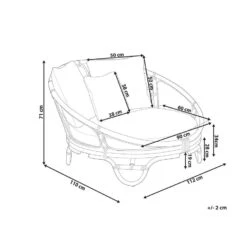 ROSSANO - Ligstoel - Natuurlijk - Rotan -Meubelpromotie 608c844086a44f458f4246895f4e33fd