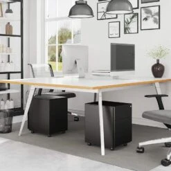 Bureau Ladeblok Verrijdbaar Incl. Slot - 55x45x39cm - Zwart 19 Bureau Ladeblok Verrijdbaar Incl. Slot - 55x45x39cm - Zwart -Meubelpromotie 61281d7854e54c268f6d29be94b6b274
