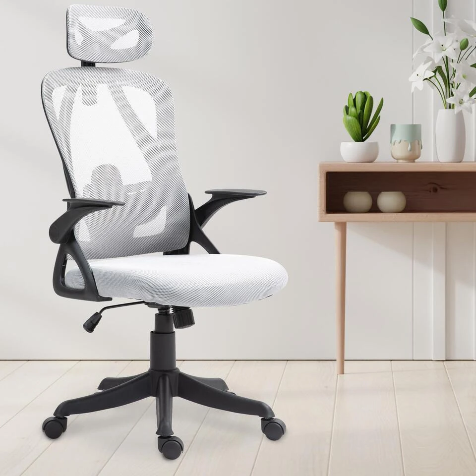 CLP Bureaustoel Taos Zwart Frame - Stof - Grijs 5 CLP Bureaustoel Taos Zwart Frame - Stof - Grijs - Afbeelding 3