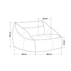 Merkloos HOME DELUXE Zitzak COSY Lichtgrijs 13 Merkloos HOME DELUXE Zitzak COSY Lichtgrijs -Meubelpromotie 62d3cd19d2b342319281e342ec162e5b