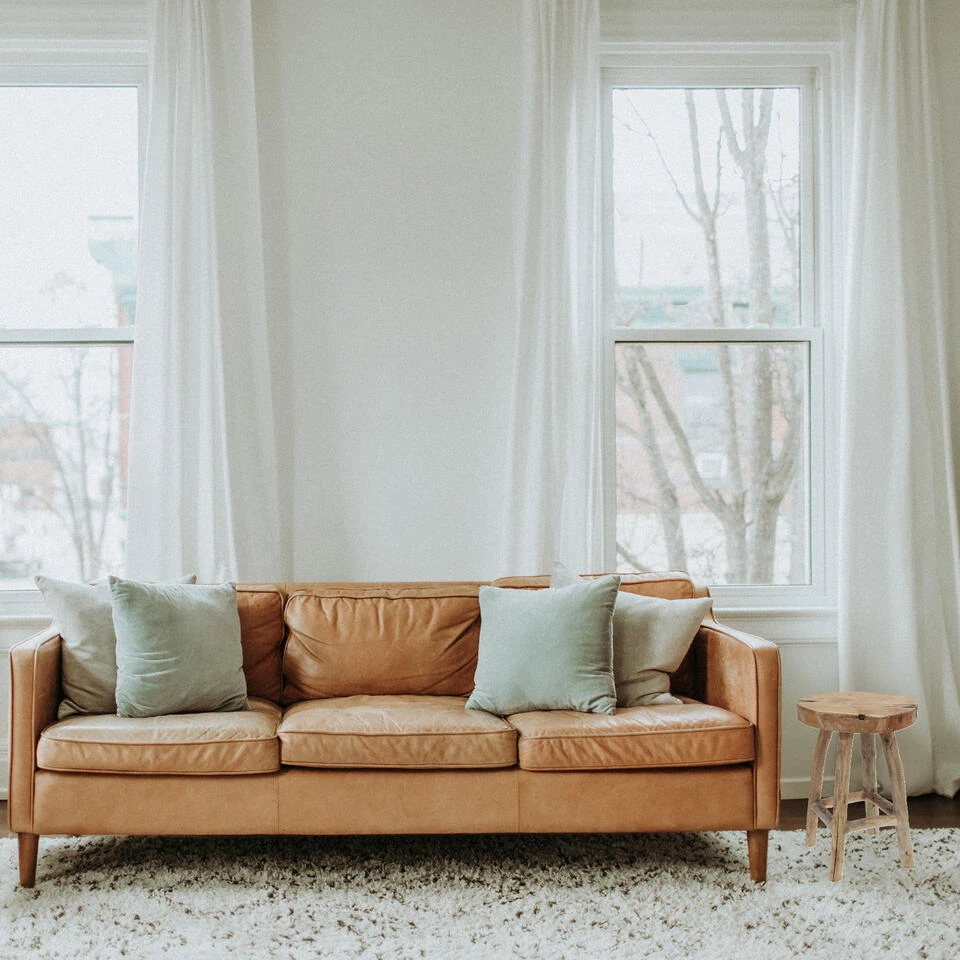 Home & Styling Bijzet Krukje - Lichtbruin - Hout - H42 Cm 4 Home & Styling Bijzet Krukje - Lichtbruin - Hout - H42 Cm - Afbeelding 2