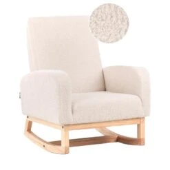 NORBY - Schommelstoel Voor Kinderen - Lichtbeige - Bouclé 14 NORBY - Schommelstoel Voor Kinderen - Lichtbeige - Bouclé -Meubelpromotie 646a0e7b6d0e478381ad0665a47cf2d7