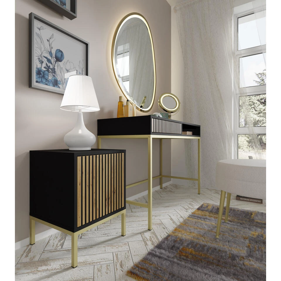 Bureaucontainer Ravenna -/Zwart Mat/Artisan - Metall - 41x40x55 Cm 7 Bureaucontainer Ravenna -/Zwart Mat/Artisan - Metall - 41x40x55 Cm - Afbeelding 5