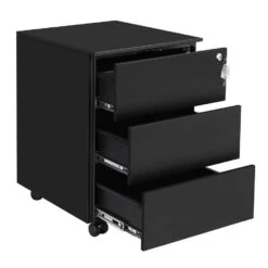 Bureau Ladeblok Verrijdbaar Incl. Slot - 55x45x39cm - Zwart 13 Bureau Ladeblok Verrijdbaar Incl. Slot - 55x45x39cm - Zwart -Meubelpromotie 64fddcb9957c4f96b82e37502414cfe3