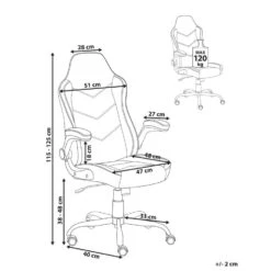 TRIUMPHER - Bureaustoel - Off-white - Kunstleer 16 TRIUMPHER - Bureaustoel - Off-white - Kunstleer -Meubelpromotie 6522bdbc891840bf917fbc14b8cb8137