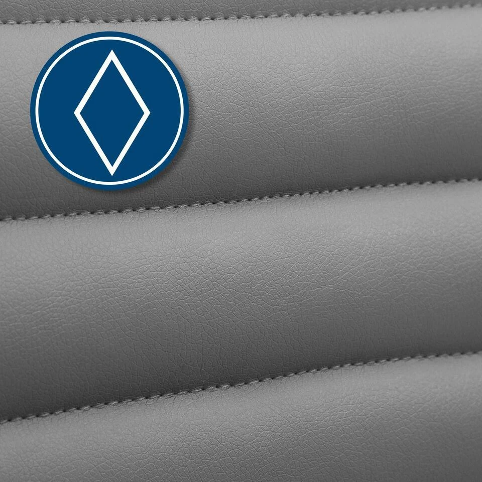 CLP Bureaustoel Alamosa Chroom Frame - Kunstleer - Grijs 7 CLP Bureaustoel Alamosa Chroom Frame - Kunstleer - Grijs - Afbeelding 5