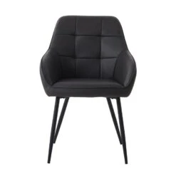 Eetkamerstoel Donkergrijs PU Leer - Nolan - Set Van 2 12 Eetkamerstoel Donkergrijs PU Leer - Nolan - Set Van 2 -Meubelpromotie 66112b70c5124ca690cf893f66ee4da4