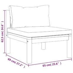 VidaXL - Loungebank - Grijs - Acaciahout - 3 Stuks - Met Kussens 31 VidaXL - Loungebank - Grijs - Acaciahout - 3 Stuks - Met Kussens -Meubelpromotie 663101abc5fb4a28a99272b02fcb8f63