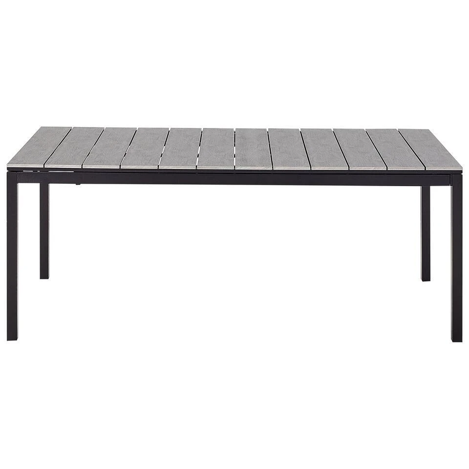 TOFANE - Eettafel Uitschuifbaar - Grijs - 198/248 X 90 - Aluminium 10 TOFANE - Eettafel Uitschuifbaar - Grijs - 198/248 X 90 - Aluminium - Afbeelding 8