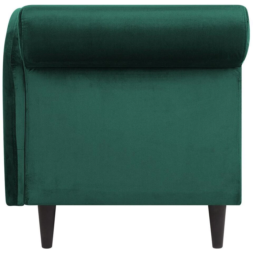 LUIRO - Chaise Longue - Groen - Linkerzijde - Fluweel 11 LUIRO - Chaise Longue - Groen - Linkerzijde - Fluweel - Afbeelding 9