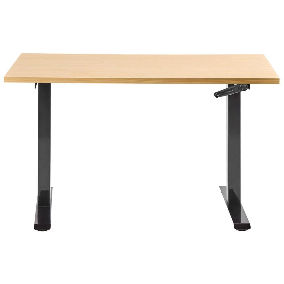 DESTINES - Sta-bureau - Zwart/Lichtbruin - 120 X 72 Cm - Vezelplaat 7 DESTINES - Sta-bureau - Zwart/Lichtbruin - 120 X 72 Cm - Vezelplaat - Afbeelding 5