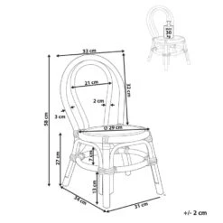 KALIVIA - Kinderstoel - Natuurlijk - Rotan -Meubelpromotie 679d98af2bb044e3b5ebcd238689385c
