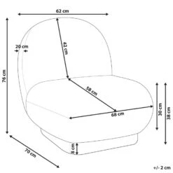 LOVIISA - Fauteuil - Beige - Polyester 14 LOVIISA - Fauteuil - Beige - Polyester -Meubelpromotie 68eca992161a476da06d52c65ba2a9f6